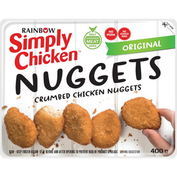 Picture of Rainbow Simply Chicken Original Nuggets 400g
