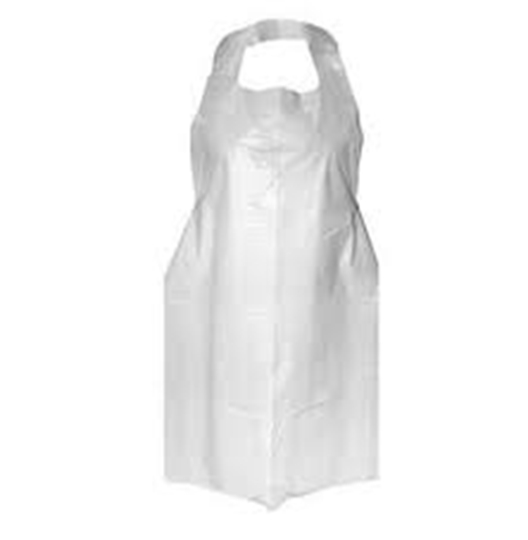 Picture of Disposable Clear Apron 100s