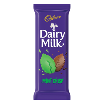 Picture of Cadbury Dairy Milk Mint Crisp Chocolate Slab 80g