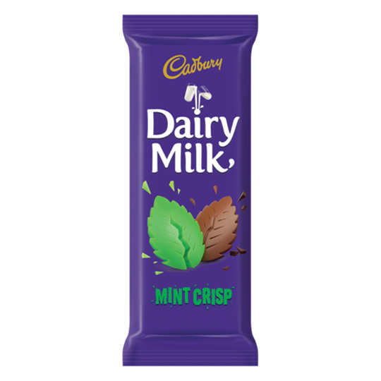 Picture of Cadbury Milk Mint Crisp Chocolate Slab 24X80g