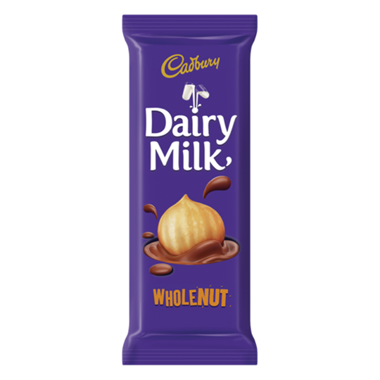 Picture of Cadbury Dairy Milk Whole Nut Chocolate Slab 24X80g