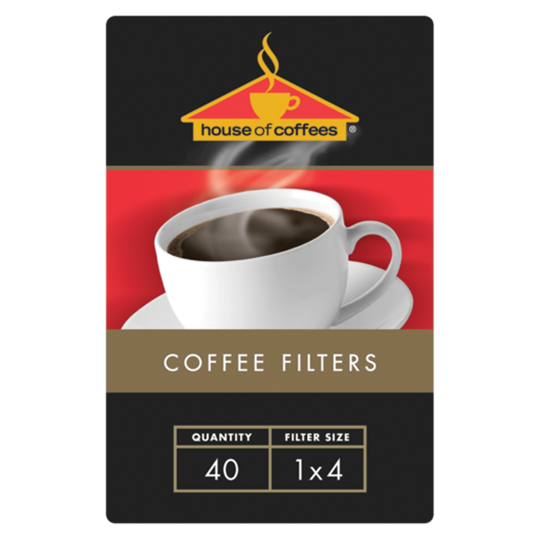 Picture of House Of Coffees Coffee Filters 40 Pack