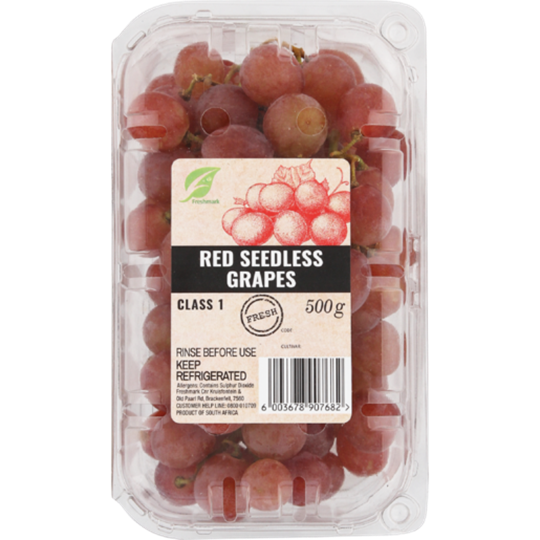 Picture of Seedless Red Grape Pack 500g