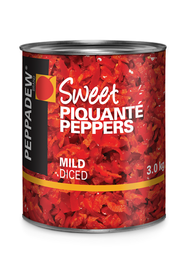 Picture of Peppadew Sweet Piquante Peppers Mild Diced Can 3kg