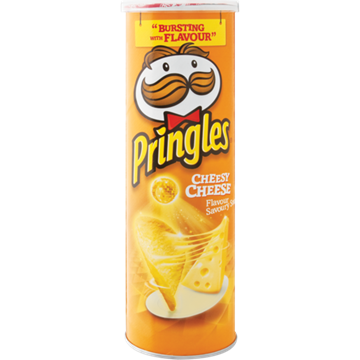 Picture of Pringles Cheesy Cheese Potato Chips 100g