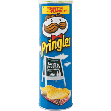 Picture of Pringles Salt & Vinegar Potato Chips 12 x 100g