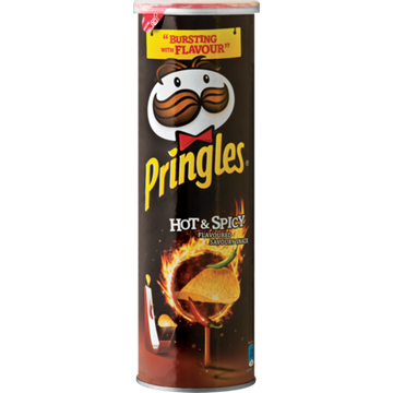 Picture of Pringles Hot & Spicy Potato Chips 100g