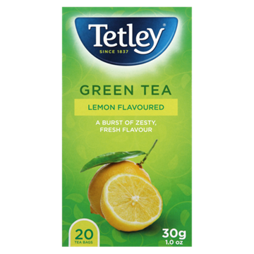 Picture of Tetley Green Tea & Lemon Teabags 20s