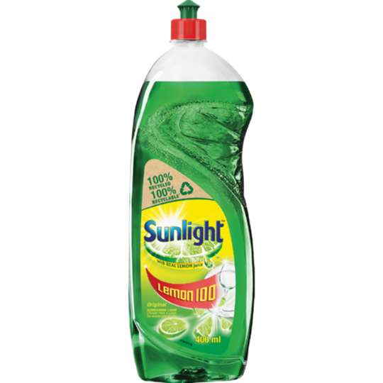 Picture of Sunlight Lemon Dishwashing Liquid 400ml