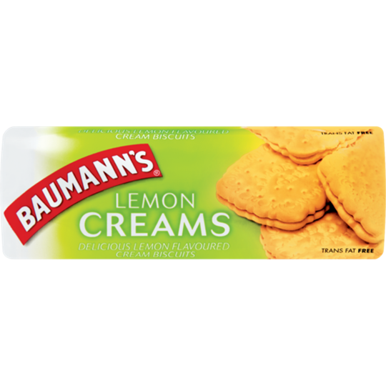 Picture of Baumann's Lemon Creams Biscuits 200g