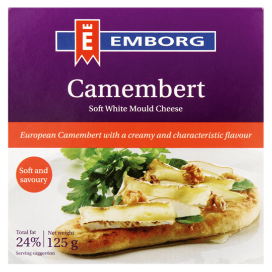 Picture of Emborg Camembert Cheese Box 125g