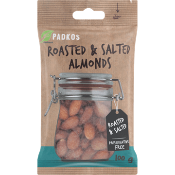 Picture of Padkos Roasted & Salted Almonds 100g