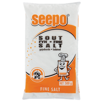 Picture of Seepo Fine Salt Poly Pack 500g