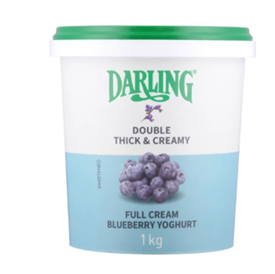 Darling Blueberry Yoghurt Full Cream 1kg