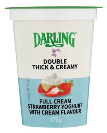 Darling Strawberry Fruit Full Cream Yoghurt 175g