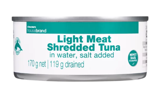 Picture of Checkers Housebrand Shredded Tuna In Water 170g