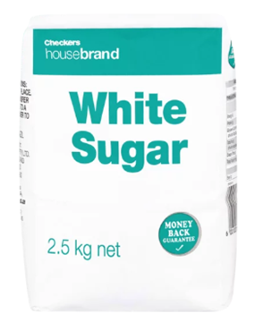 Picture of Checkers Housebrand White Sugar Pack 2.5kg