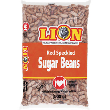 Picture of Red Speckled Sugar Beans Lion 500g