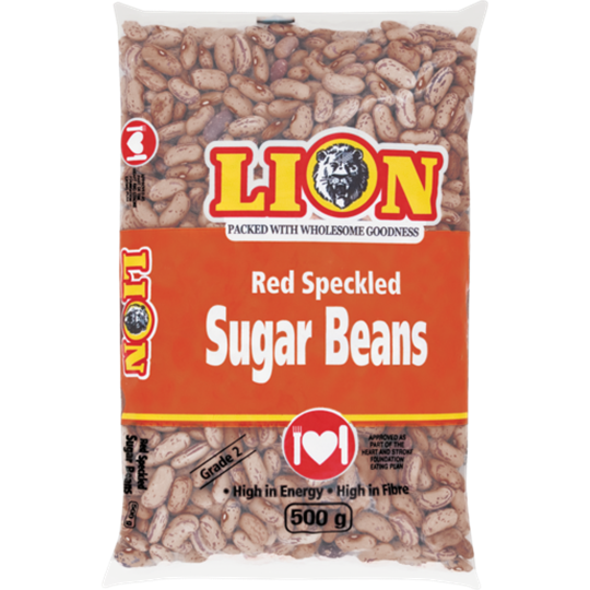 Picture of Red Speckled Sugar Beans Lion 500g