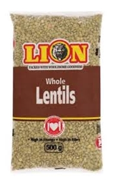 Picture of Lentils Whole Lion 500g