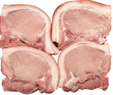 Picture of Frozen Pork Loin Chops 1kg Pack