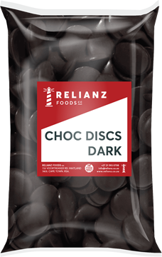 Picture of Relianz Dark Choc Discs Pack 1kg