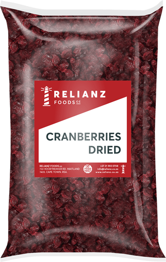 Picture of Relianz Dried Cranberries Pack 1kg