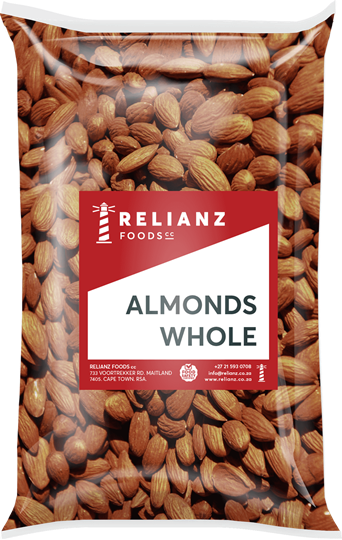 Picture of Relianz Raw Almonds Nuts Pack 1kg