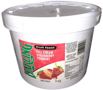 Picture of Darling Strawberry Fruit Yoghurt Tub 5kg