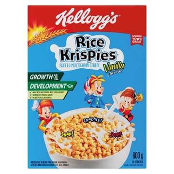 Picture of Kellogg's Rice Krispies Vanilla Cereal 600g