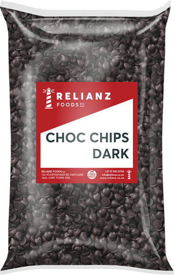 Picture of Relainz Dark Choc Chips Pack 1kg