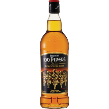 Picture of 100 Pipers Whisky Bottle 750ml