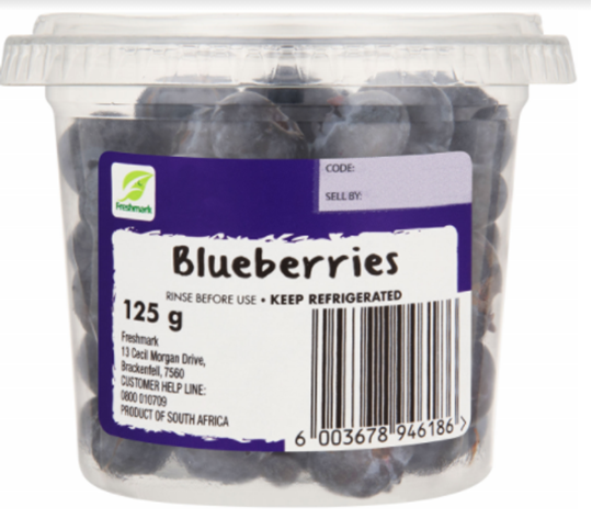 Picture of Blueberry Berry Pack 125g