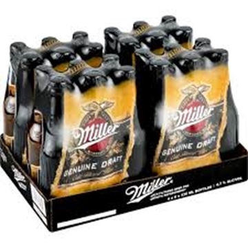 Picture of Miller Genuine Draught Beer Bottle 24 x 330ml