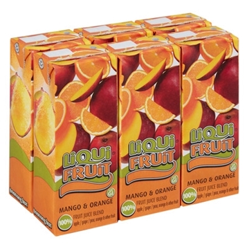 Picture of Liqui Fruit Mango Orange Juice Pack 6 x 250ml