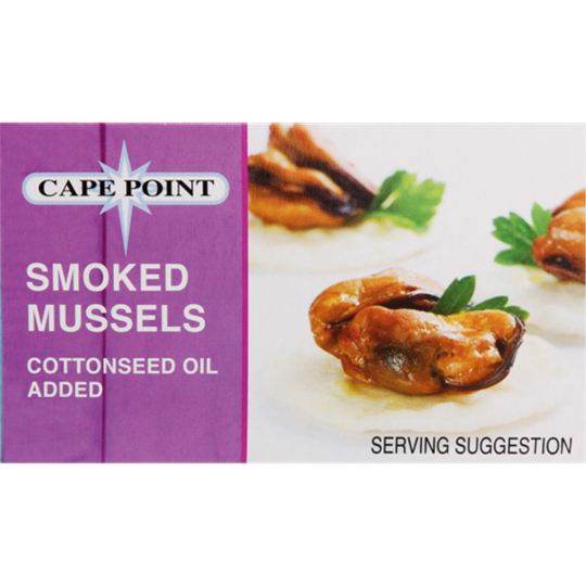 Picture of Cape Point Smoked Mussels In Oil 85g