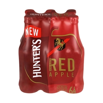 Picture of Hunters Red Apple 6 x 330ml Bottle