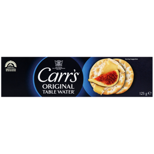 Picture of Carrs Plain Table Water Biscuits 125g