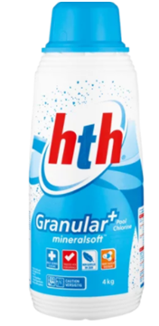 Picture of HTH Granular+ Mineralsoft Pool Chlorine 4kg