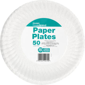 Picture of Checkers Housebrand Paper Plates 50 Pack