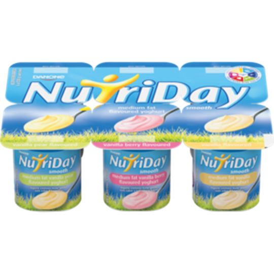 Picture of Nutriday Smooth Vanilla Yoghurt Pack 6 x 100g