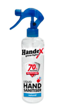 Picture of Handex 70% Hand Sanitiser Spray Bottle 350ml