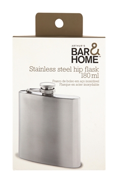 Picture of Bar & Home Hip Flask Stainless Steel 180ml