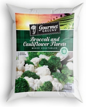 Picture of Gourmet Greens Frozen Broccoli Cauliflower 1kg