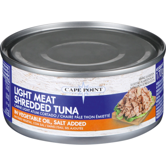 Picture of Cape Point Tuna Shredded in Oil 170g
