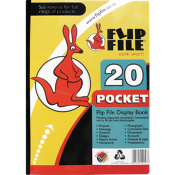Picture of Flip File 20 Pocket Display File