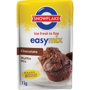 Picture of Snowflake Chocolate Muffin Mix Pack 1kg