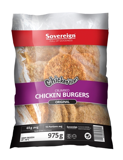 Picture of Chickentizers Frozen Cheesy Chicken Burger 6x975g