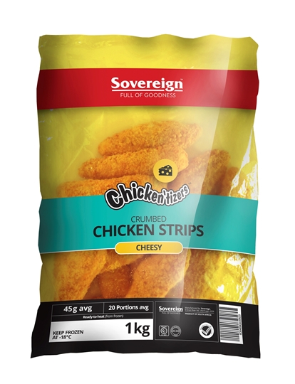 Picture of Chickentizers Frozen Cheesy Chicken Strips 6x1kg