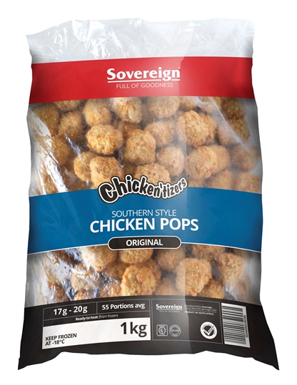 Picture of Chickentizers Frozen Chicken Pops 6x1kg